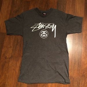 Stussy t-shirt Medium charcoal gray